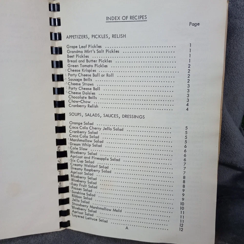 Stony Knoll United‎ Methodist Church Cookbook East Bend, North Carolina 1975